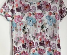 Ladies Multicoloured Crinkle Top