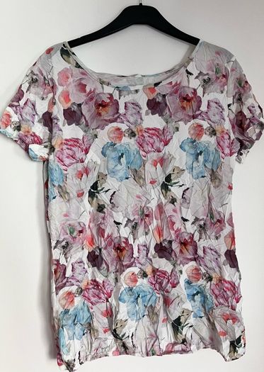 Ladies Multicoloured Crinkle Top
