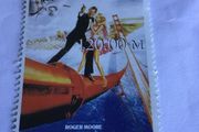Rare Postage stamp- James Bond - A view to a kill