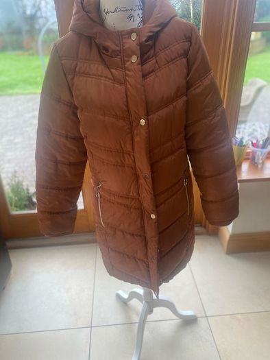 Jessica Graff  Rust Puffa Coat
