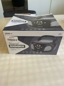Boombox CD player and radio