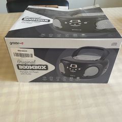 Boombox CD player and radio
