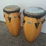 Nice Pair of LP Percussion Conga Drums made from Siam Oak Image 4