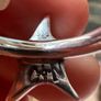Vintage Sterling silver larimar ring L size Image 3