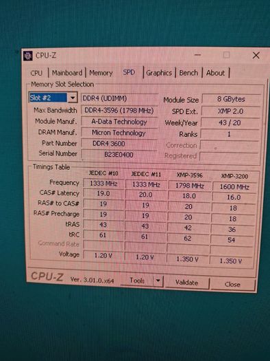 ddr4 3600mhz cl18 2x8gb