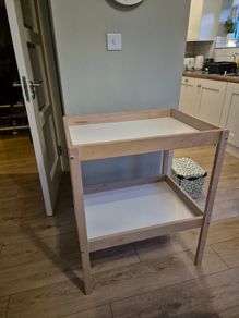 IKEA wooden changing table