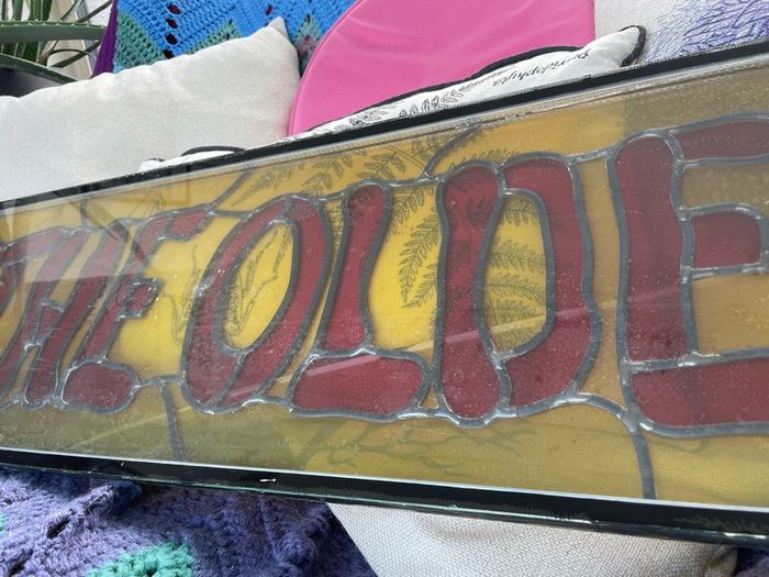 'The Olde Wall' - Pub Sign / Stained Glass