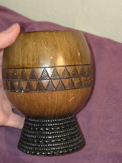 Soul Journeys Carved Wooden Bowl