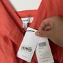 REISS Linen Midi Dress in Coral UK 12 - NEW Image 5
