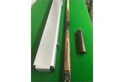 Handmade 3/4 Multi Spliced Ash Snooker Cue Set with Case + Mini butt, 18oz 9.5mm tip