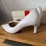 Hogl Pearl White Leather Heel shoe Image 4