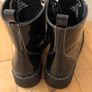 H&M Navy Biker Boots Image 5