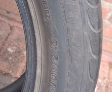 Bridgestone Turanza 275/40/18 Rft Used / never Damaged