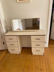 Dressing Table with Mirror - 6 Drawers
