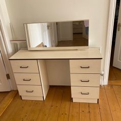 Dressing Table with Mirror - 6 Drawers