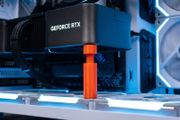 Adjustable GPU Support Bracket "Titan-Pillar" Anti-Sag Stand, Precision Threaded Height