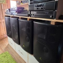 behringer speakers and others
