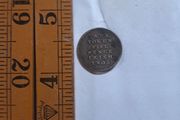 coin 1805 bank 5 pence token.