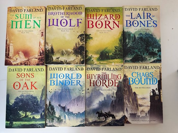 8x Set of Books by David Farland