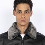 New Schott NYC LC930D Pilot Cowhide Leather Men's Jacket, Removable Collar Image 7