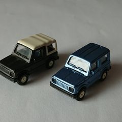 2 Suzuki SJ model cars