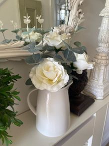 ShabbyChic Jug with Flowers