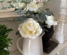 ShabbyChic Jug with Flowers