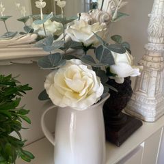 ShabbyChic Jug with Flowers