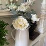ShabbyChic Vintage Tray with jug filled with flowers Image 5