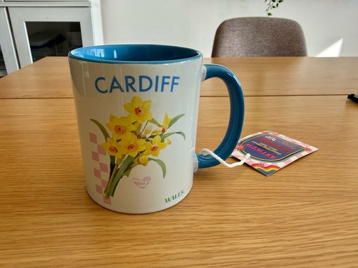 Brand new Cardiff, Wales mug cup with tags