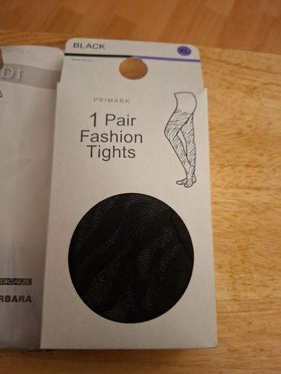 Tights .. Two Pair of Black Pattern Tights .. Price Drop