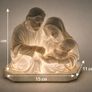 Holy Family lithophane lamp Image 3