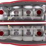 Rear Tail Light Lamps Lens Cover for Ford Transit MK7 2006-2013 Left and Right Side Pair Image 2