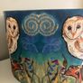 Dawn Maciocia Designer Lampshades Fox and Barn Owl Pair Image 7
