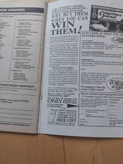 Puzzle Monthly - Issue 219 - November 1992