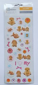New - A Lovely Strip of Cute Animal Stickers - Safe Non-Toxic Fun Stickers