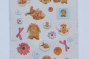 New - A Lovely Strip of Cute Animal Stickers - Safe Non-Toxic Fun Stickers