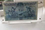 Rare 10 pound banknote REPLICA rare Plougham 1929 framed gift ornament