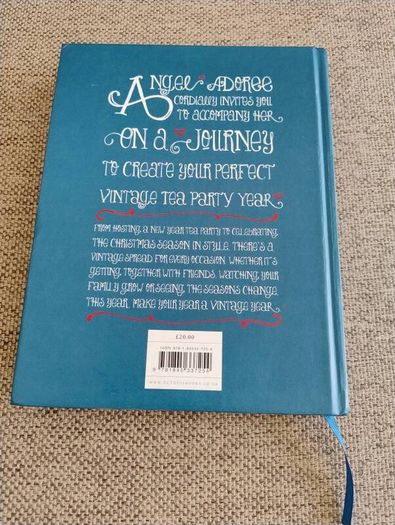 Vintage Tea Party Year by Angel Adoree from the Escape to the Chateau and Dick Strawbridge hardback in very good condition over 300 pages with lots of illustrations and recipes and party ideas FREE STANDARD POSTAGE INCLUDED