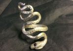 Silver snake ring