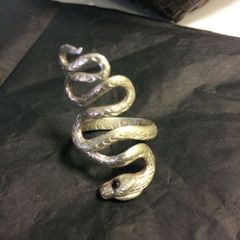 Silver snake ring