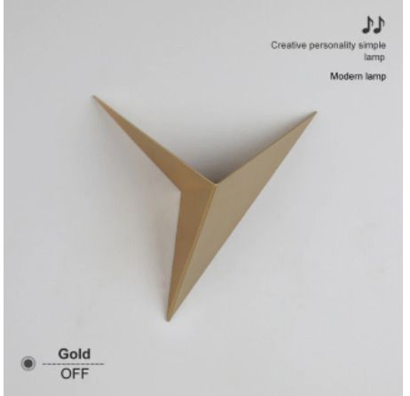Modern minimalist triangle shape LED Wall Lamps Nordic style Indoor Wall Lamps