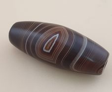 Vintage Yemeni Suliemani Natural Eye Agate Bead Amulet
