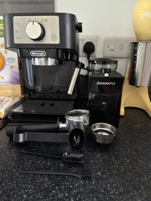 Espresso Machine + Coffee Grinder