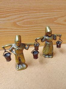Vintage Brass Dutch Miniature Ornament