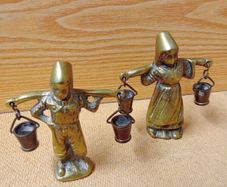 Vintage Brass Dutch Miniature Ornament