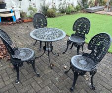 Cast Iron Garden Table and Chairs