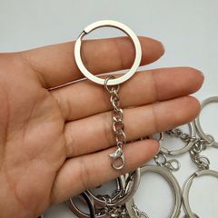 110 Lobster clasp keychain stainless steel brand new
