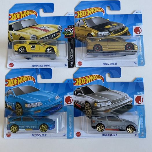 Honda S800 Racing/ Civic Si/ CR-X - Hot wheels