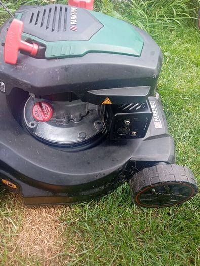parkside petrol lawnmower